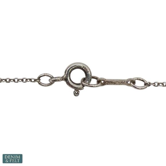 Tiffany & Co. Paloma Picasso Loving Heart Necklace Sterling Silver 16” Chain - Picture 14 of 15